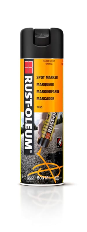 Marquage sol - orange fluo - 500 ml