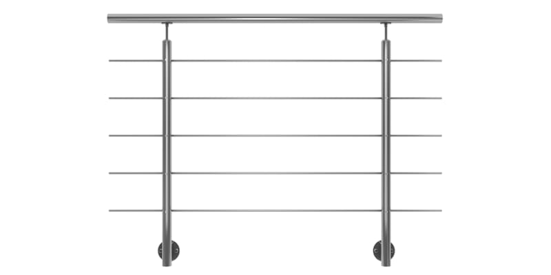 Kit Harmony Fixation Latérale - Inox A304 - 150 cm