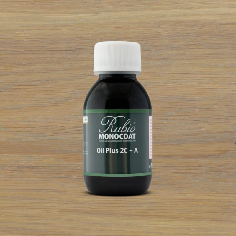 Huile Rubio Monocoat - oil + 2c - comp. A - 100 ml - Titanium Grey