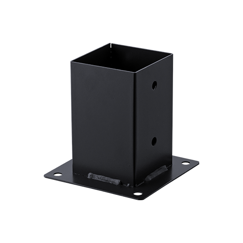 Suki support pied de poteau à visser pour poteau bois 90 x 90 mm