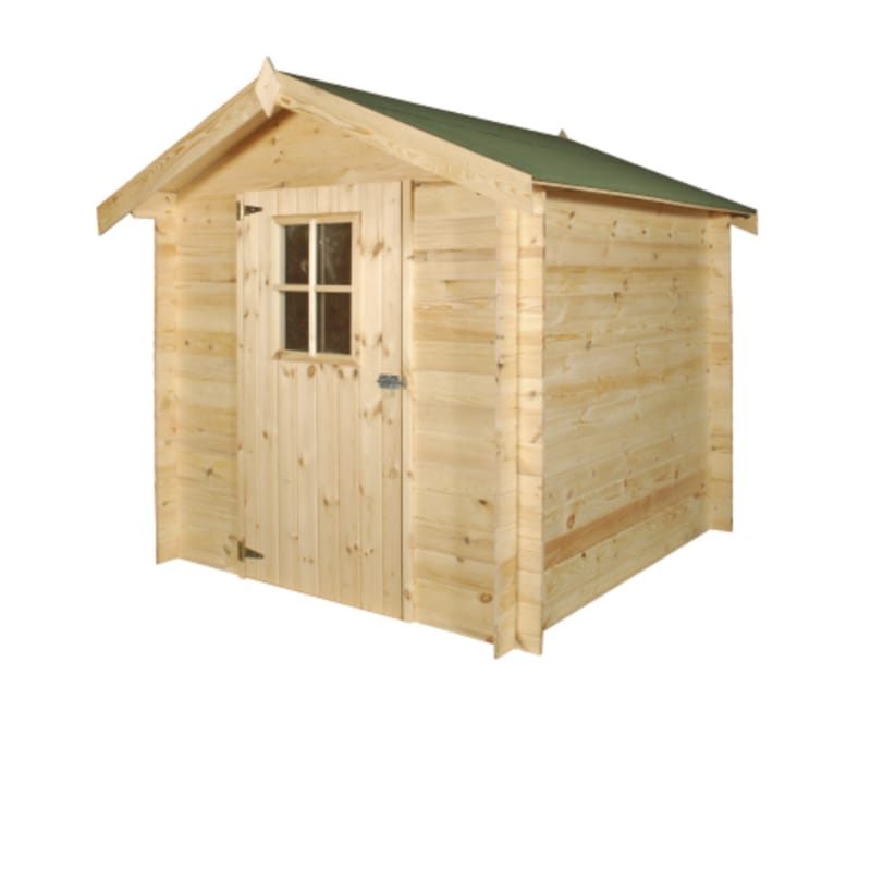 Chalet classique Luzern 19 mm - 205 x 205 cm + auvent 15 cm