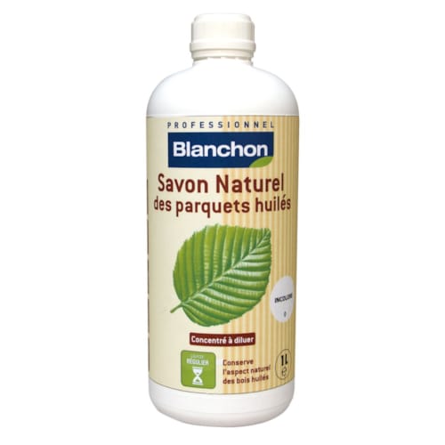 Blanchon Savon naturel blanc pour entretien parquet huilé - 1 L