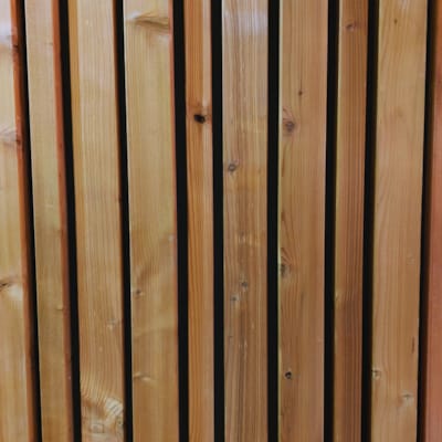 Bardage sapin thermo - Latte coins cassés - 18 x 40 x 3600 mm