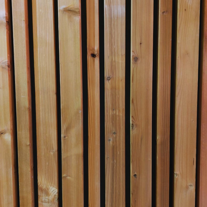 Bardage sapin thermo - Latte coins cassés - 18 x 40 x 5100 mm