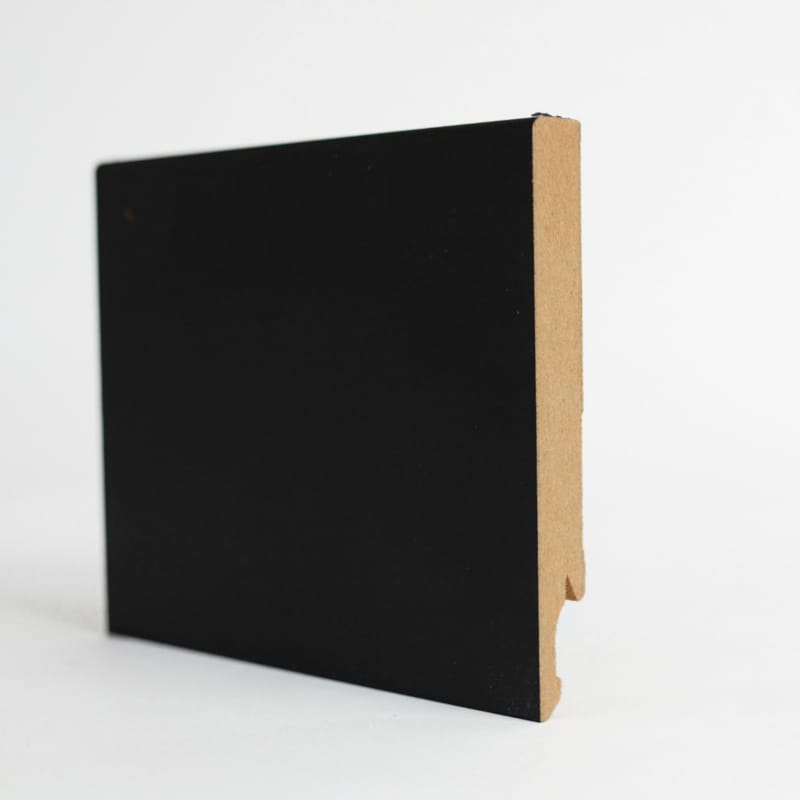 Plinthe droite Maestro Latt - Matte Black - 14 x 120 x 2400 mm (2 pcs)
