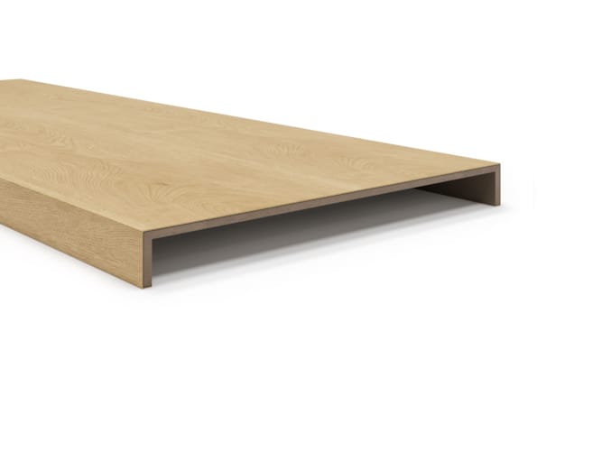 Marche double XXL - Maestro Steps Solid - Nougat oak - 56 x 550 x 1500 mm