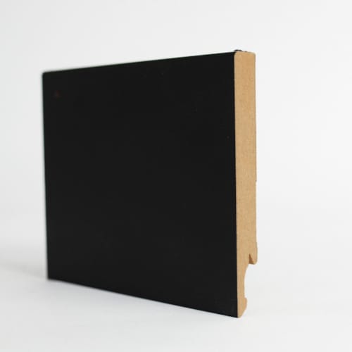 Plinthe droite Maestro Latt - Matte Black - 14x120mm 2m40 (2 pcs)