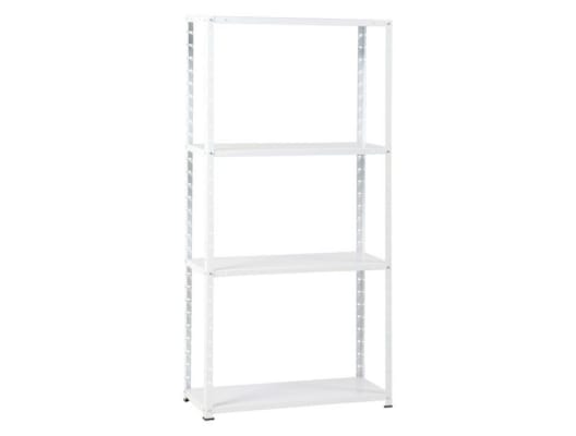 Etagère acier laqué blanc - 150x75x30 cm
