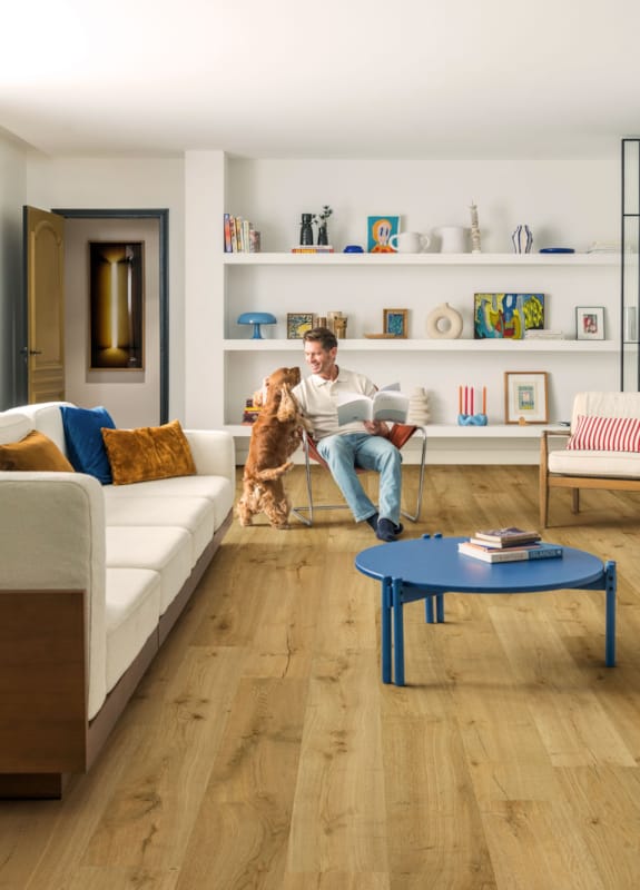 Parquet stratifié Quick-Step Impressive - Chêne truffier 8256 - 8 x 190 x 1380 mm