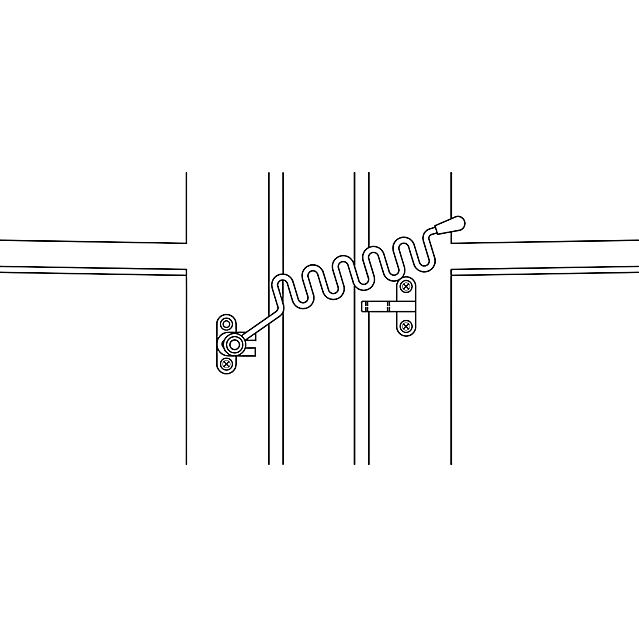 Entrebaîlleur pour fenêtre - Alu