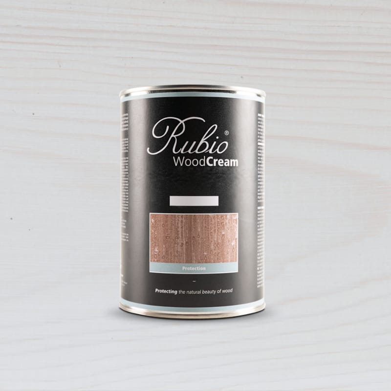 Rubio WoodCream Protection Extérieure Snow White   - 1 L