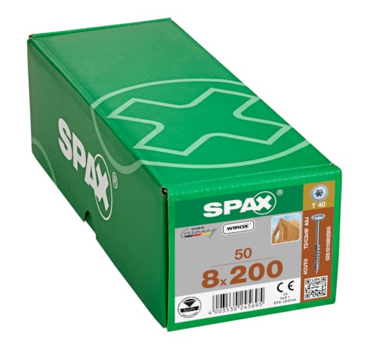 SPAX vis HI.FORCE WIROX - 8x200 (bte 50 pces)