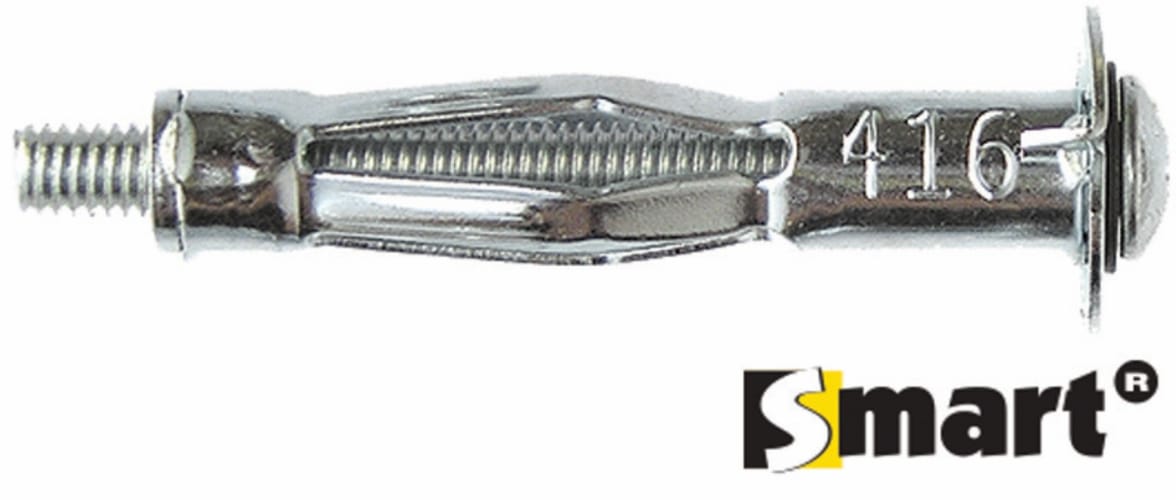 Cheville métallique corps creux+ vis TC M 5x37 - 6 pcs