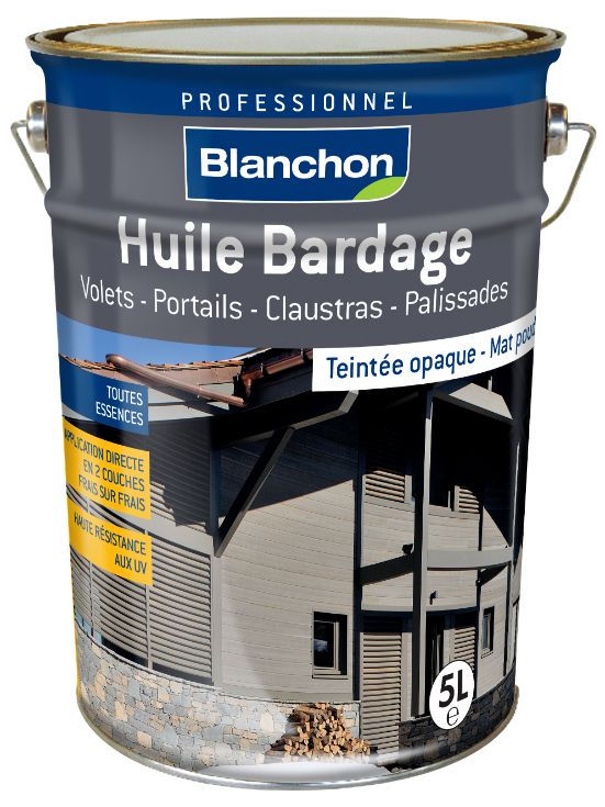 Blanchon Huile bardage - 5 L - Pin brut
