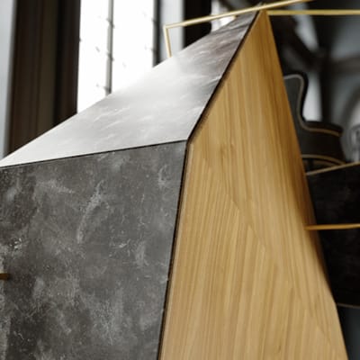 Kronospan Panneau Résine Compact Slim Line Noyau Noir - AF-SM Noir 0190 - 4100 x 1300 mm é