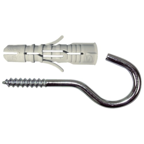 Cheville SMART nylon + crochet "C" znz - 10 x 50 (2 pces)