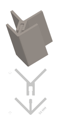 Profilé Dumaclin Click De Coin Argile 2,5 m