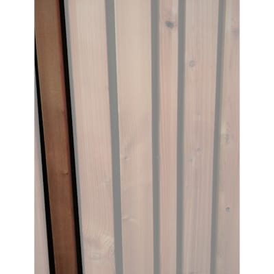 Bardage sapin thermo - Latte coins cassés - 18 x 68 x 2450 mm