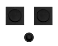 Coquille à encastrer fra carrée noir