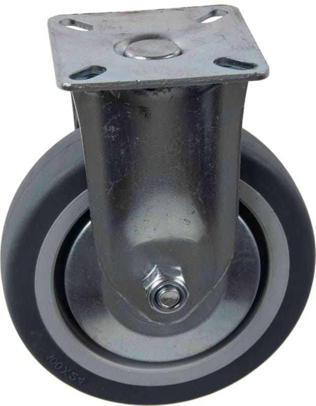 Roulette en Thermoplastique Rubber Fixe 100 mm