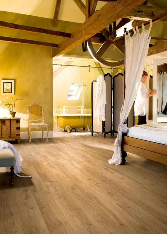 Parquet stratifié Quick-Step Impressive - Chêne classique naturel 1848 - 8 x 190 x 1380 mm