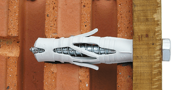 Cheville SMART nylon + vis hexagonale zinguée - 14 x 70 (2 pces)