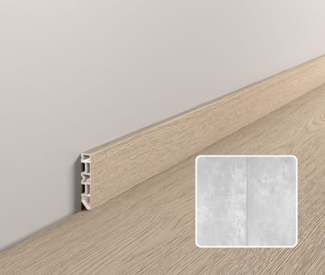 Plinthe moderne Coretec ESSENTIALS - Columba - 31853 - 13 x 58 x 2400 mm