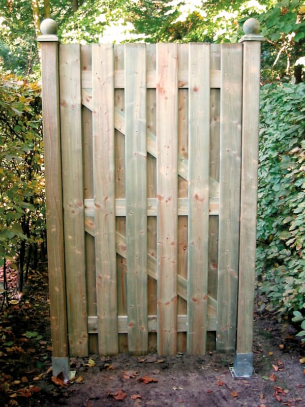 Porte de jardin en bois Mistral 1m80 x 1m