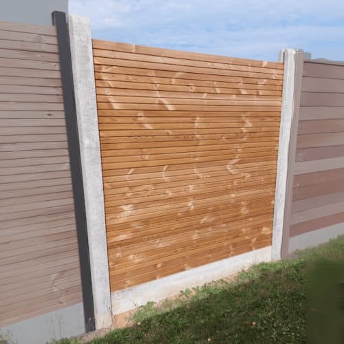 Planche massive - Sapin traité - Profil triple 2 faces - 28 x 130 x 1800 mm