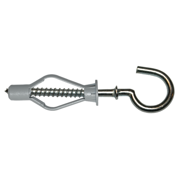 Cheville SMART corps creux nylon + crochet 8 x 40 (6 pces)