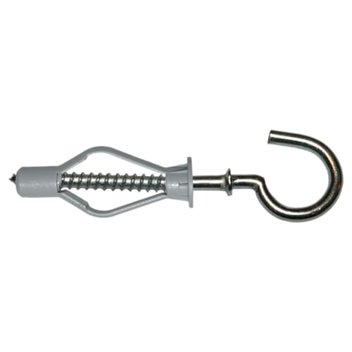 Cheville SMART corps creux nylon + crochet 8 x 40 (6 pces)