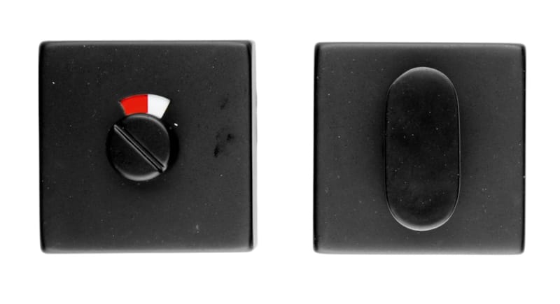 Garniture wc kubic shape noir