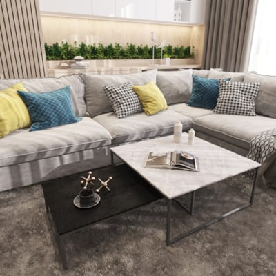 Kronospan Panneau Résine Compact Slim Line Noyau Gris - Grey Atlantic Marble K368 PH - 410