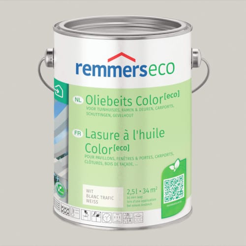 Remmers Lasure à L'Huile Color Eco 2,5 L - Gris Claire