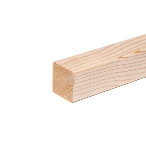 Chevron sapin raboté - 45 x 45 x 2400 mm