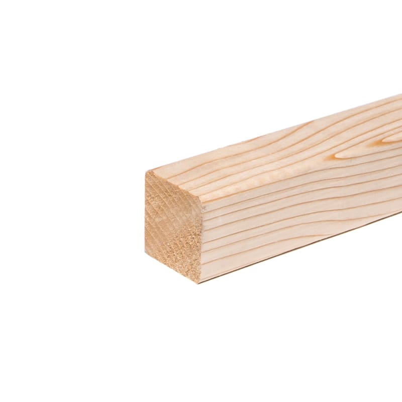 Chevron sapin raboté - 45 x 45 x 2400 mm