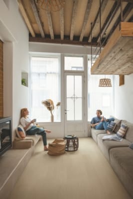 Quick-Step vinyle Livyn Alpha Vinyl Blos 4+1mm - chêne baratte 40277 - 5 x 189 x 1251 mm