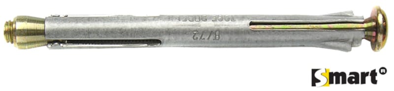 Cheville métallique pour châssis + capuchon brun M10x132 (4pcs)