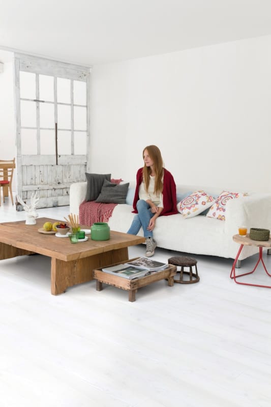 Parquet stratifié Quick-Step Impressive Ultra - Planches blanches 1859 - 12 x 190 x 1380 m