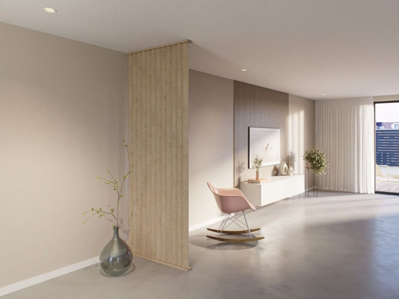 CanDo roomdivider profils sol et plafond 45° pour cloison - Chêne nature - 1000 mm