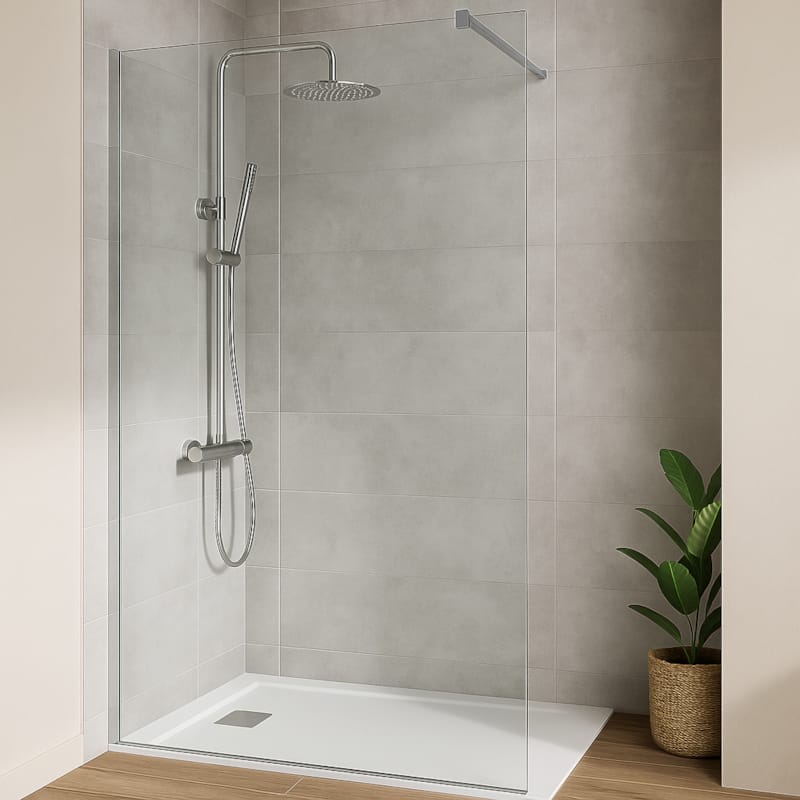Parois de douche - Verre clair - 1160 x 2000 mm