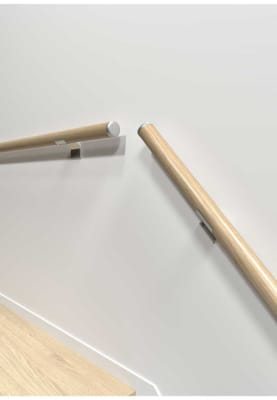 R35 - Kit rampe Rondo - Main courante - Chêne 40 mm x 3m