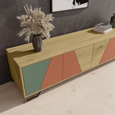 Panneau mélaminé K521 SU Smoke Green - 2800 x 2070 x 8 mm