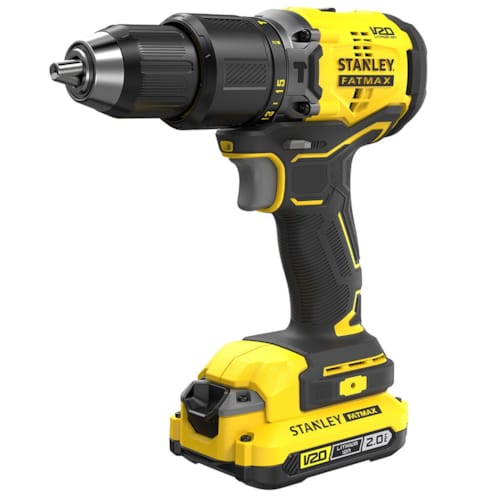 Stanley Fatmax Coffret V20 18V Perceuse à Percussion avec 2 batteries