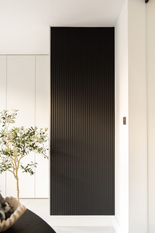 Lambris Maestro Wave - Matte Black EC133 - 14 x 213 x 2770 mm