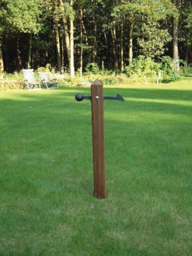 Arrêt en bois dur pour 1 ventail