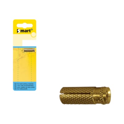 Cheville SMART en laiton M10 x 32 (blister 5 pces)