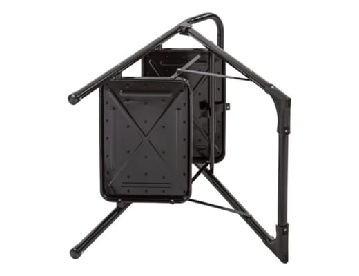 Escabelle - 2 marches larges - Noir