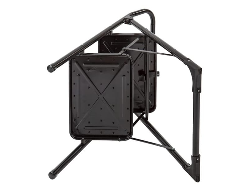 Escabelle - 2 marches larges - Noir