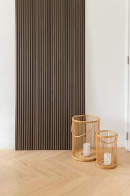 Kit profil d'extremité gauche et droit Maestro Wave - Smoked Walnut - 14 x 51 x 2700 mm (2